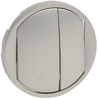 Лицевая панель Legrand Celiane для светорегулятора нажимного титан картинка